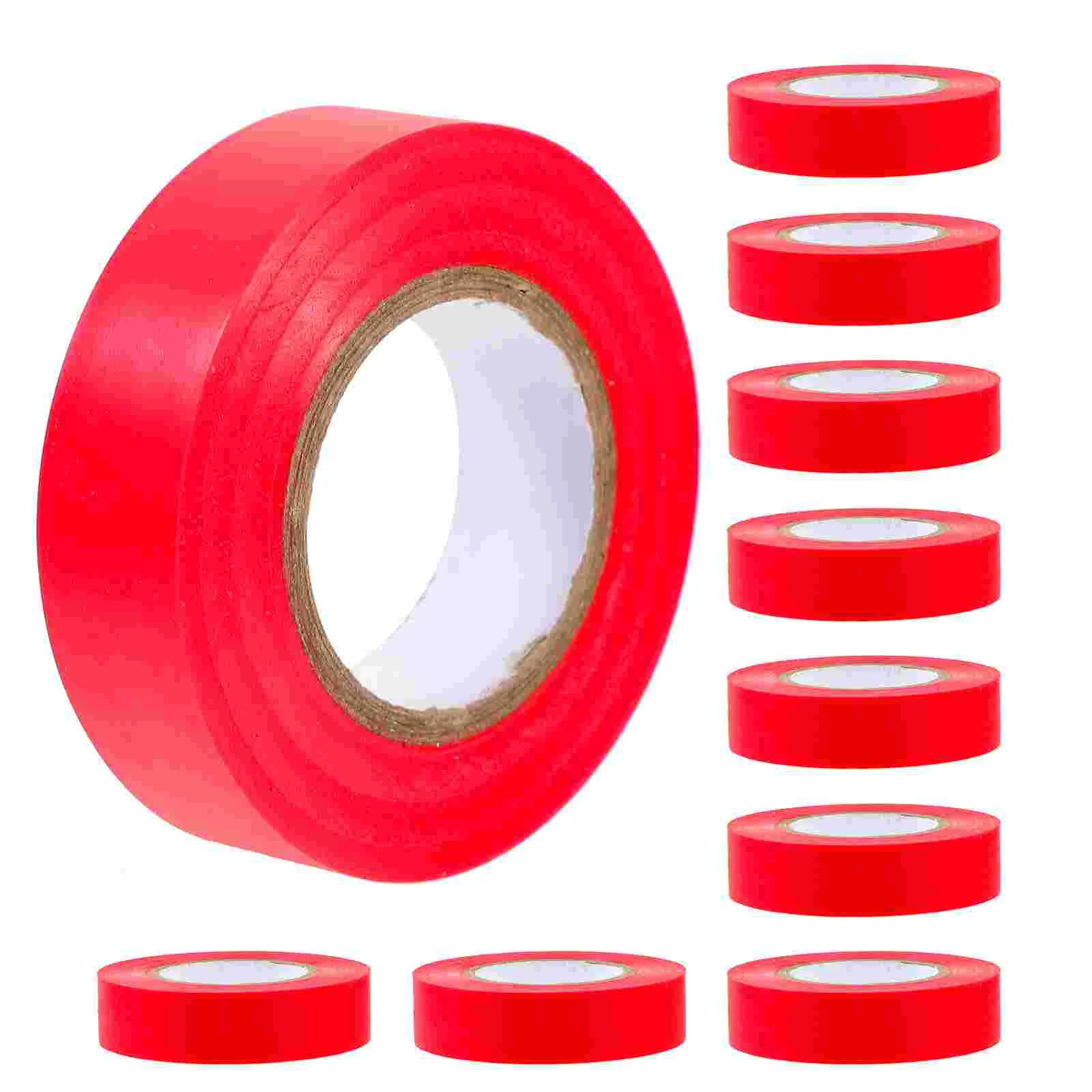 

10 Pcs Insulation Electrical Tape Wire Glue Colors Electrician Colored Outdoor Tapes