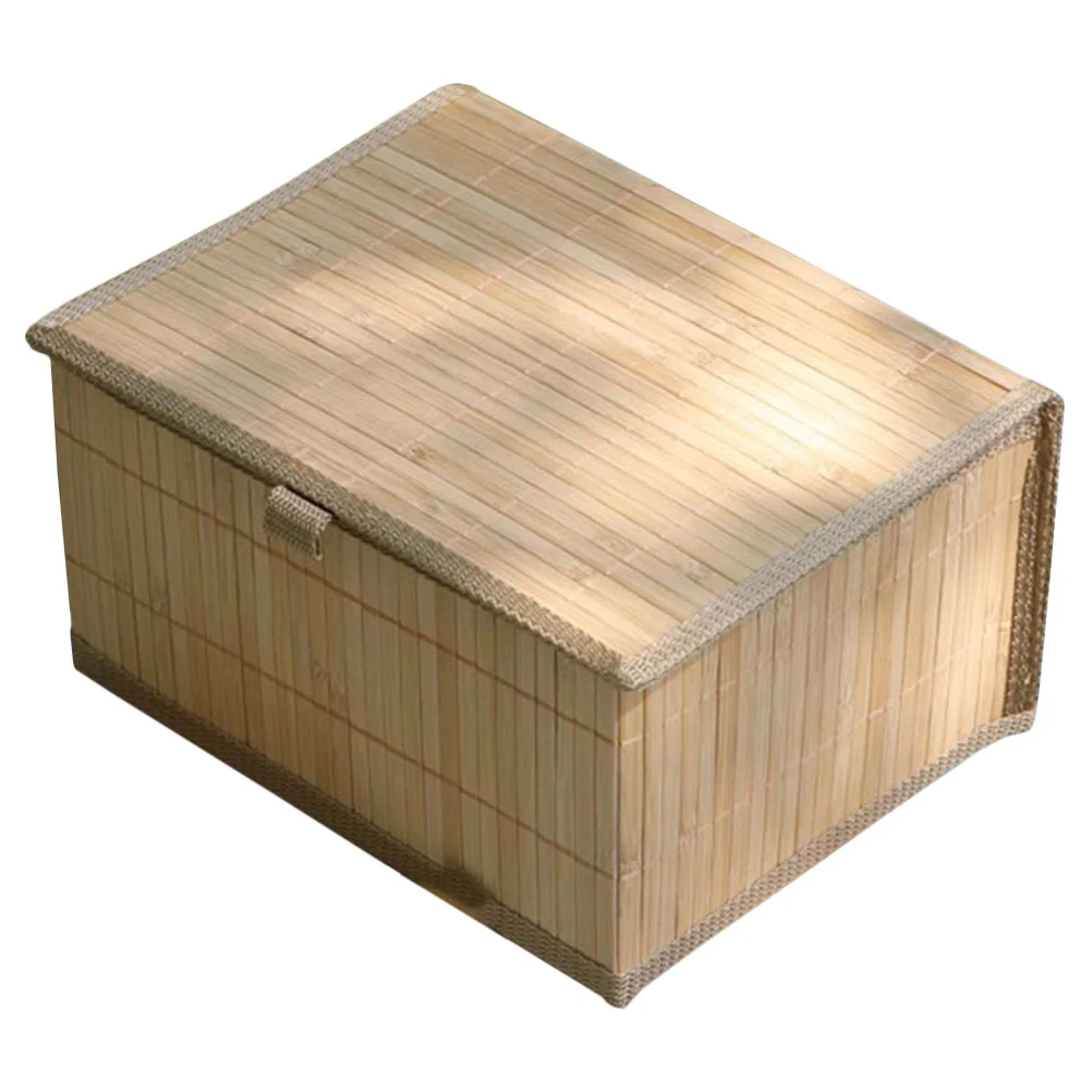 

Storage Basket Bins Woven Organizer Baskets Rattan Box Sundries Wicker Desktop Bin Woodholder Laundrycloset Seagrass Chestmakeup