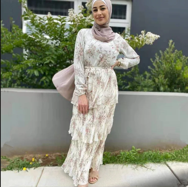 Eid Mubarak Abaya Дубай, Турция мусульманское хиджаб платье ислам одежда платья Абая для женщин Robe Long Musulman Femme Vestidos