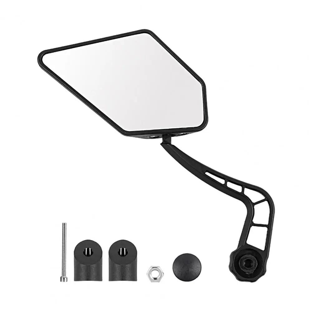 

1 Set Bike Reflective Mirror Large Frame Wide Vision Clear 360 Degree Rotation Anti Rust Cycling Rear View Mirror for MTB