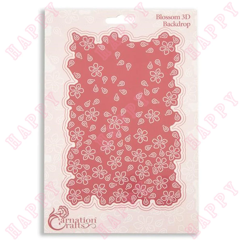 

2022 Summer New Blossom 3d Backdrop Cushion Cutting Dies Diy Greeting Cards Scrapbooking Album Crafts Decoration Embossing Molds