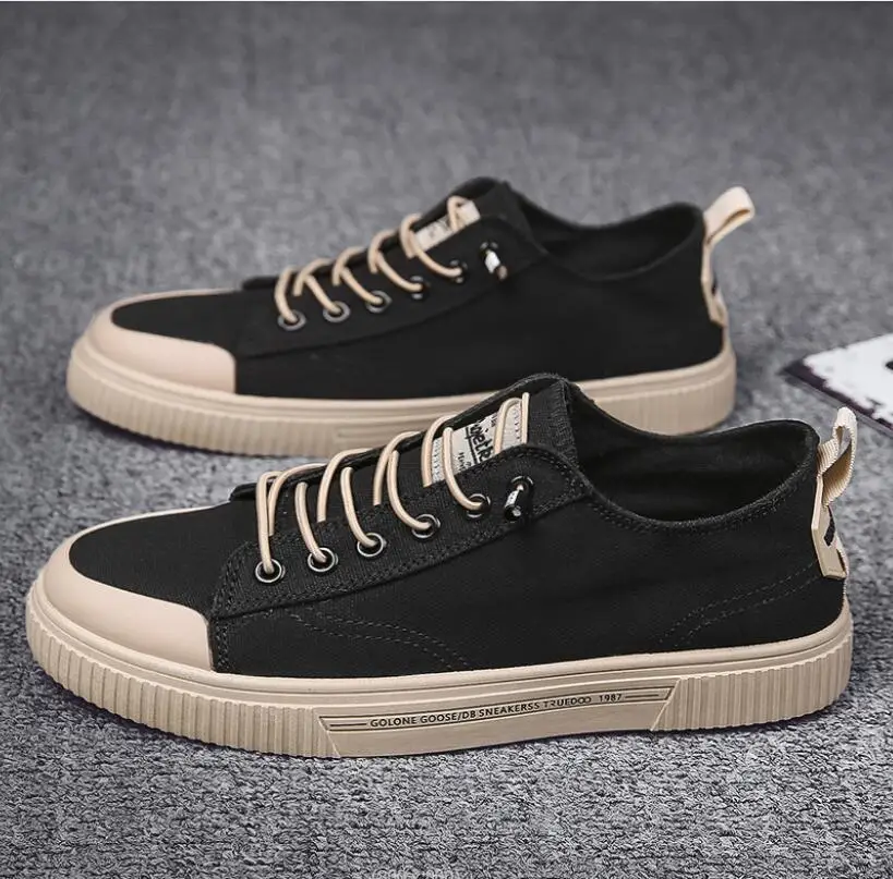

Men Vulcanize Shoes New Canvas Shoes Men Comfort Men Shoes Fashion Sneakers Men Casual Sheoes Designer Sneakers Male Footwear