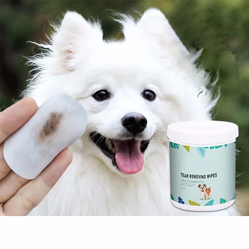 

100pcs Pet Wet Wipes Eye Tear Ear Stain Remover Cleaning Portable Wet Towels Dog Cat Pet Cleaning Wipes Grooming Wipes Towels