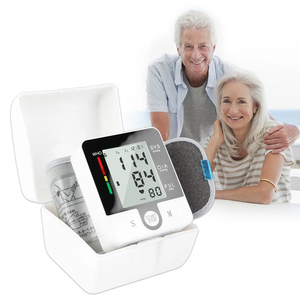 

Automatic Wrist Blood Pressure Monitor Tonometer Meter Digital LCD Screen Portable Health Care Sphygmomanometer Medical Device