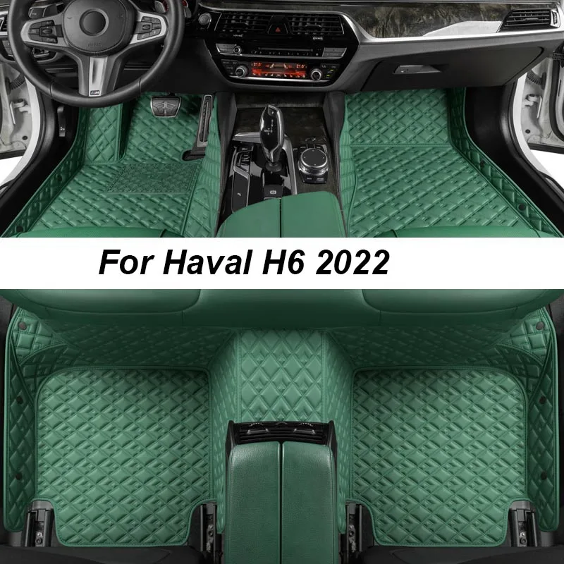 

Роскошные напольные коврики на заказ для Haval H6 2022, автомобильные коврики без складок, аксессуары, сменные детали для интерьера, полный комплект