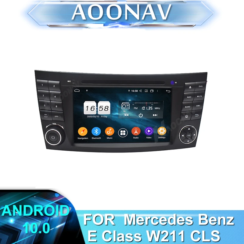 

Автомагнитола 2 din, DVD-плеер на Android, для Mercedes Benz E Class W211, CLS Class W219