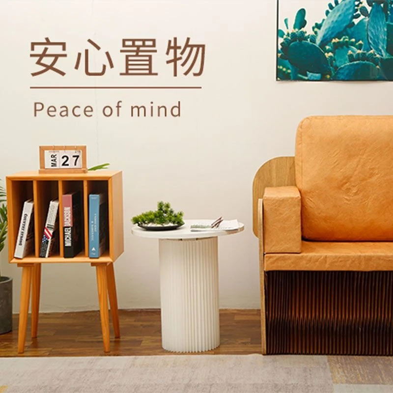 Креативный круглый стол для дома гостиной Белый журнальный столик спальни