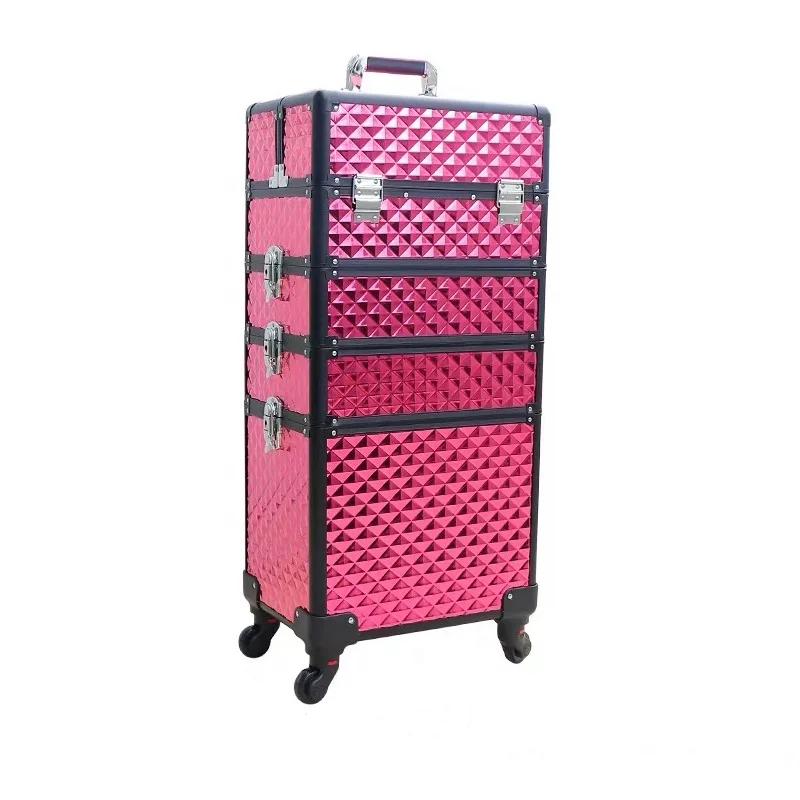 

Профессиональный многослойный Чехол на колесиках для макияжа