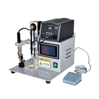 auto feeding solder wire coaxial cable soldering machine for multiple points connector