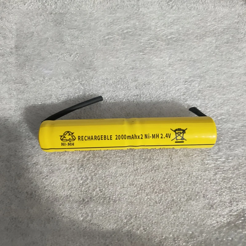 Rechargeable NiMH AA 2000mAhx2 2.4V Batteries for Energizer Flashlight