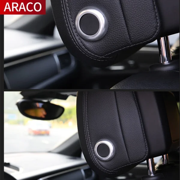 Кнопка регулировки подголовника автомобильного сиденья декоративное кольцо из