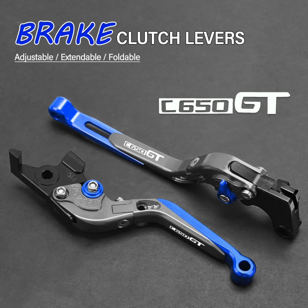 

FOR BMW C650GT 2011-2013 2014 2015 2016 2017 Motorcycle Hand Brake Clutch Adjustable Levers Handle Folding Extendable Lever grip