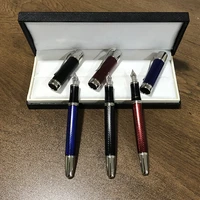 mb writers edition jules verne limited edition black blue red mb fountain pen signature ink pen stationary supplies no box