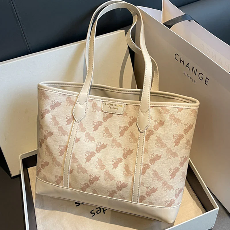 

Texture Popular Large Bag 2023 New Fashion Carrying Korean Version Of Versatile Women's Bag Casual Large Capacity One-shoulder