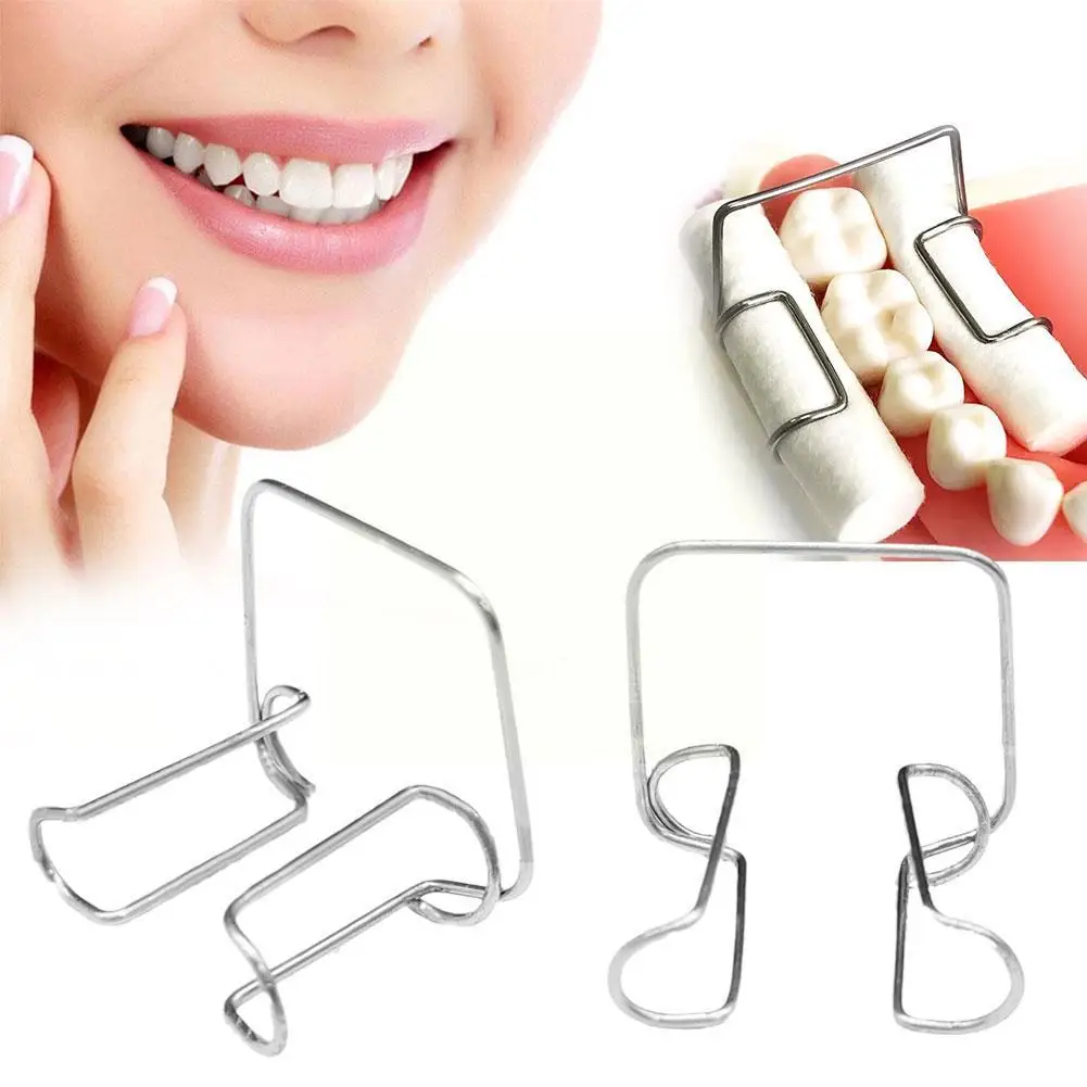 

1pcs Dental Orthodontic Clip Cotton Roll Clip Sterilizable Roll Cotton Stainless Steel Autoclavable Holder Dentist Stainles U9V5