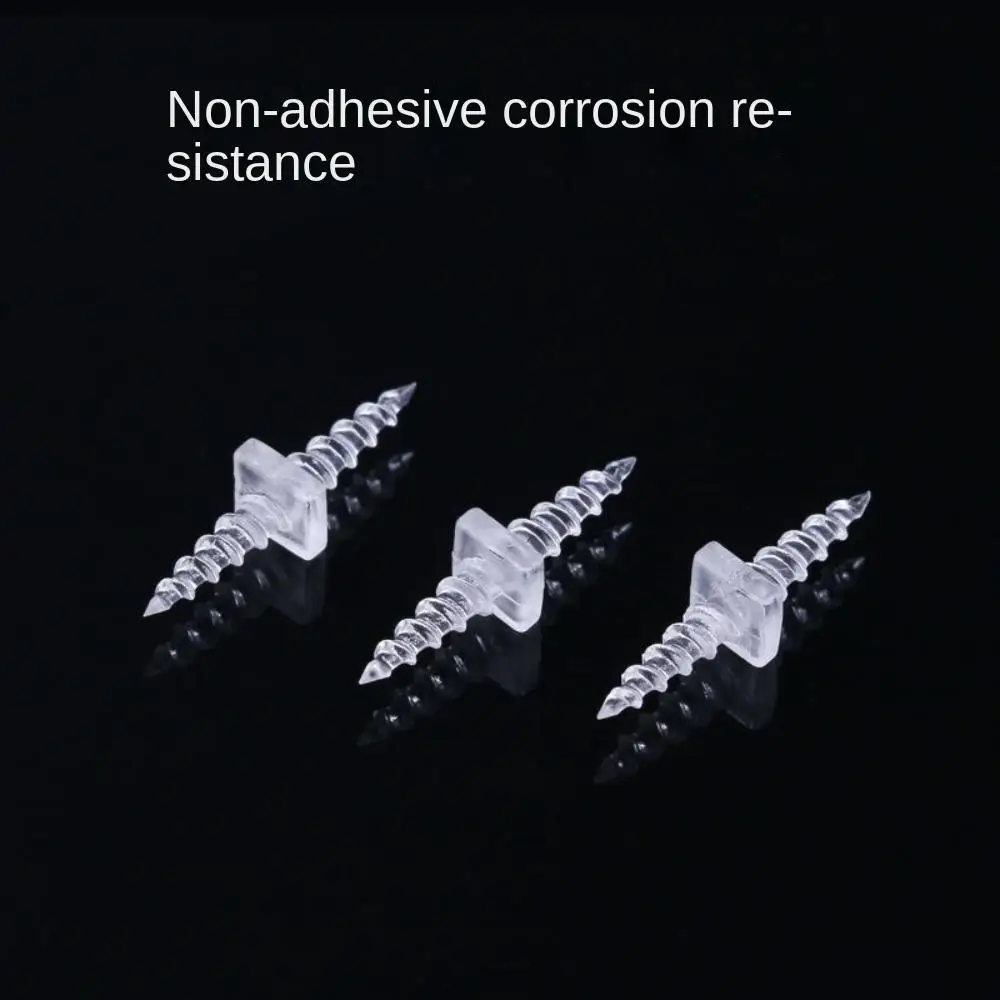 

10PCS/20PCS 360° Boilies Stop Screw Ronnie Rig Tool Swivel Fixed D-Rig Chod Rig Plastic Double Headed Boilie Screw Fishing Hook