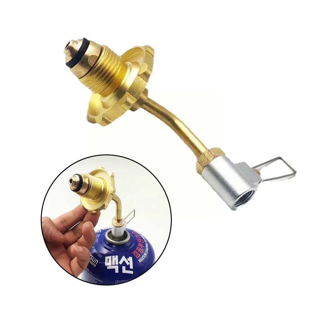 

Outdoor Flat Gas Tank Inflation Valve Cylinder Gas Inflate Gas Kit Butane Tank Refilling Adapter Gas Camping Tool Refillabl J2E1