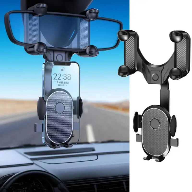 

Держатель для телефона на зеркало заднего вида с углом обзора 360 °