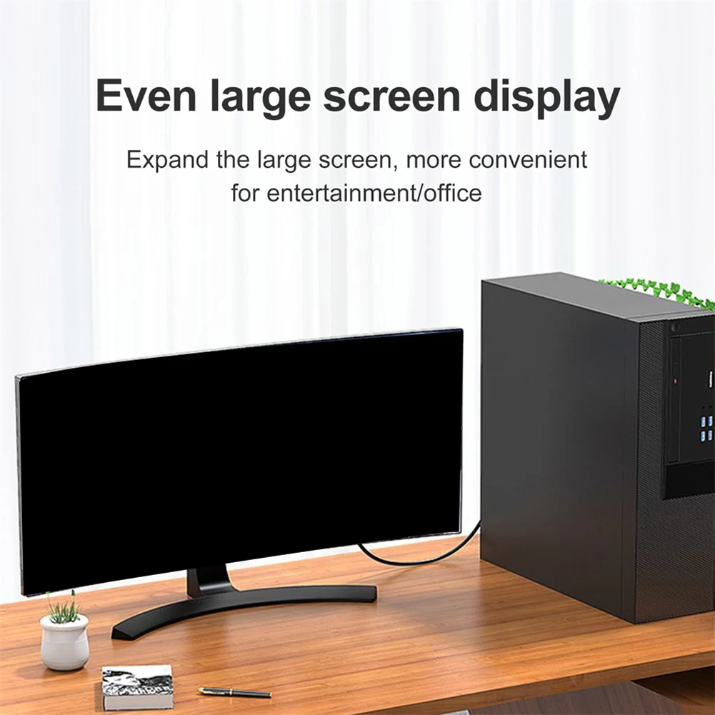 8K DisplayPort в HDMI-совместимый адаптер-конвертер 8K/60 Гц 4K/120 папа Mini DP на мама HD ТВ-кабель