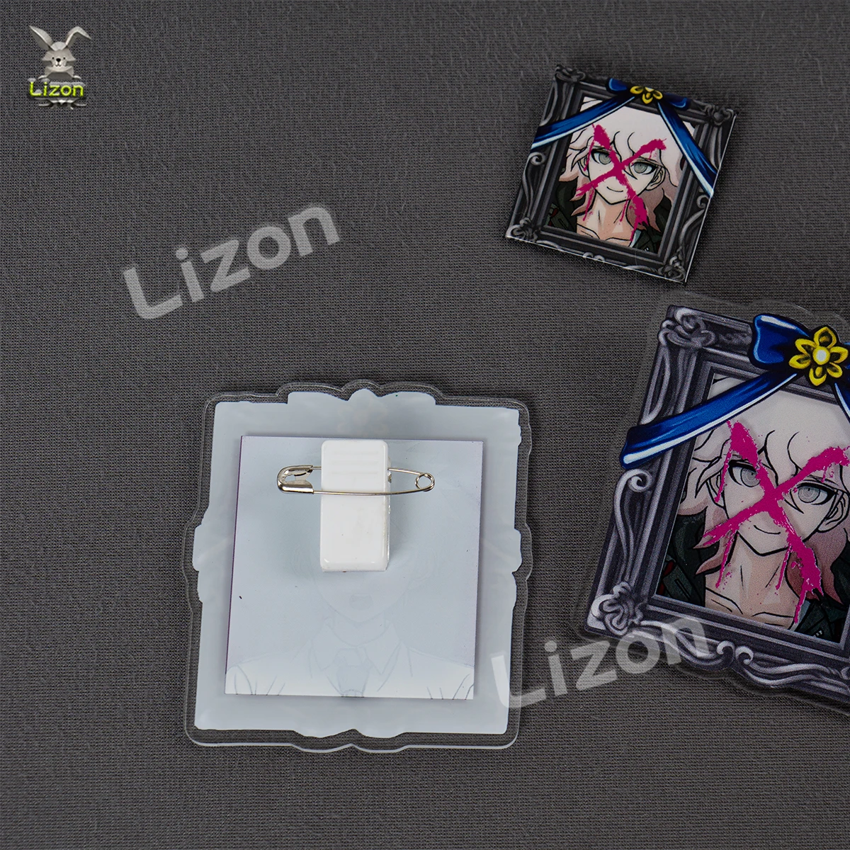 Аниме значок Danganronpa портрет акриловая подвеска Kokichi Ouma Chiaki Nanami аксессуары для
