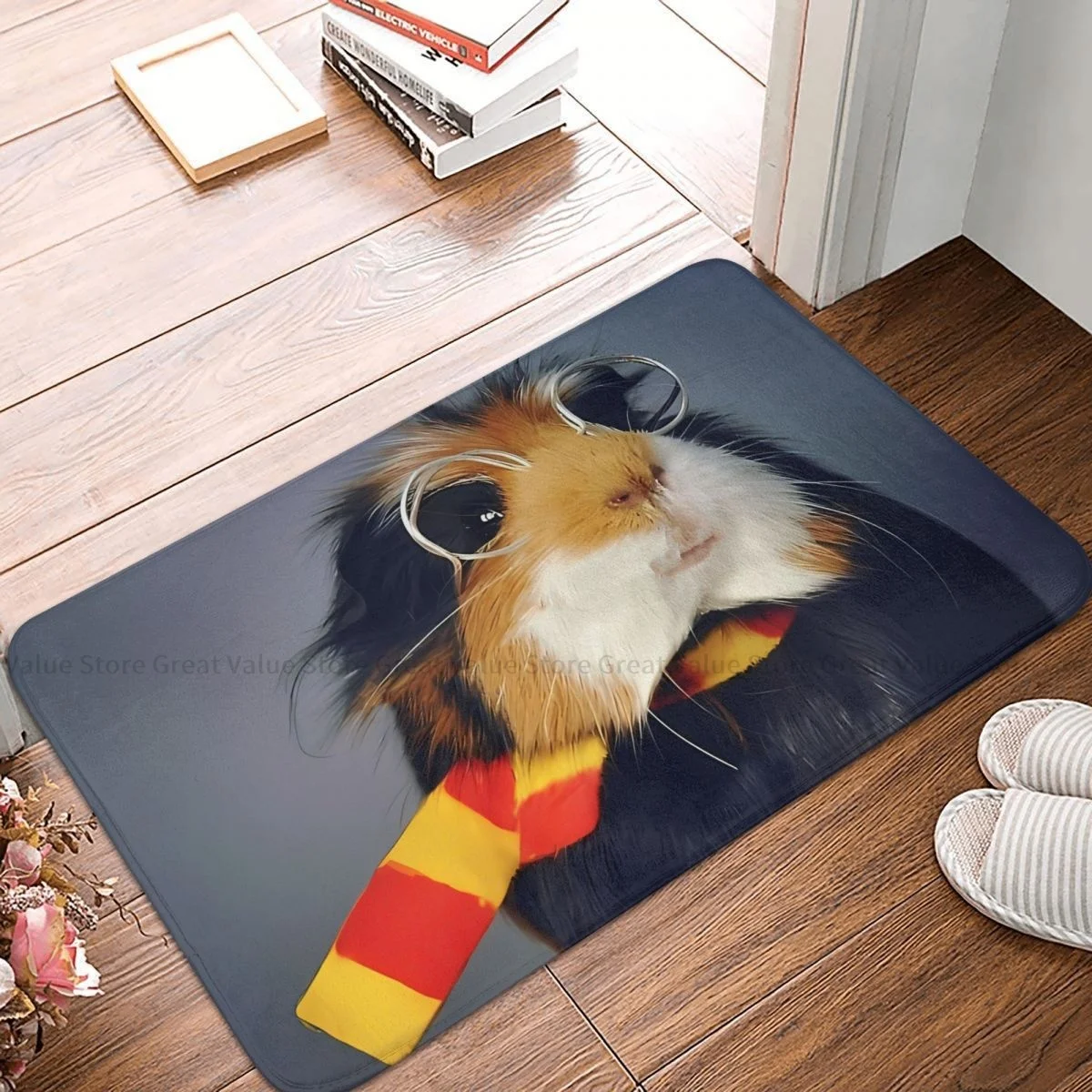 

Guinea Pig Pet Animal Kitchen Non-Slip Carpet Cavy Collection Living Room Mat Entrance Door Doormat Floor Decor Rug