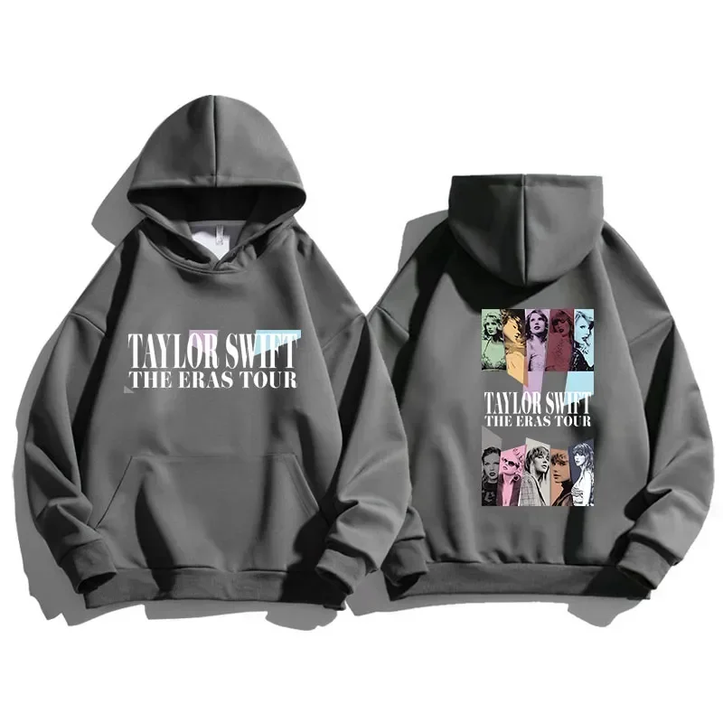 

Taylor The Era Tour Print Pullover Hoodies Vrouwen Herfst Winter Streetwear Sweatshirt Middernachtalbum Snelle Capuchon Oversize