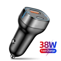 usb c car fast charger quick charge adapter usb type c fast charging car cigarette socket lighter for huawei xiaomi iphone 12