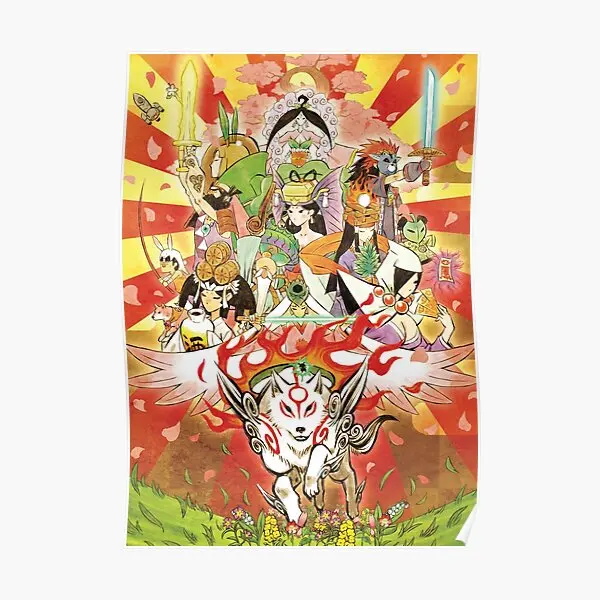 

Okami Hd чехол постер комната домашняя печать картина Искусство Декор роспись смешное украшение винтажная современная картина без рамки