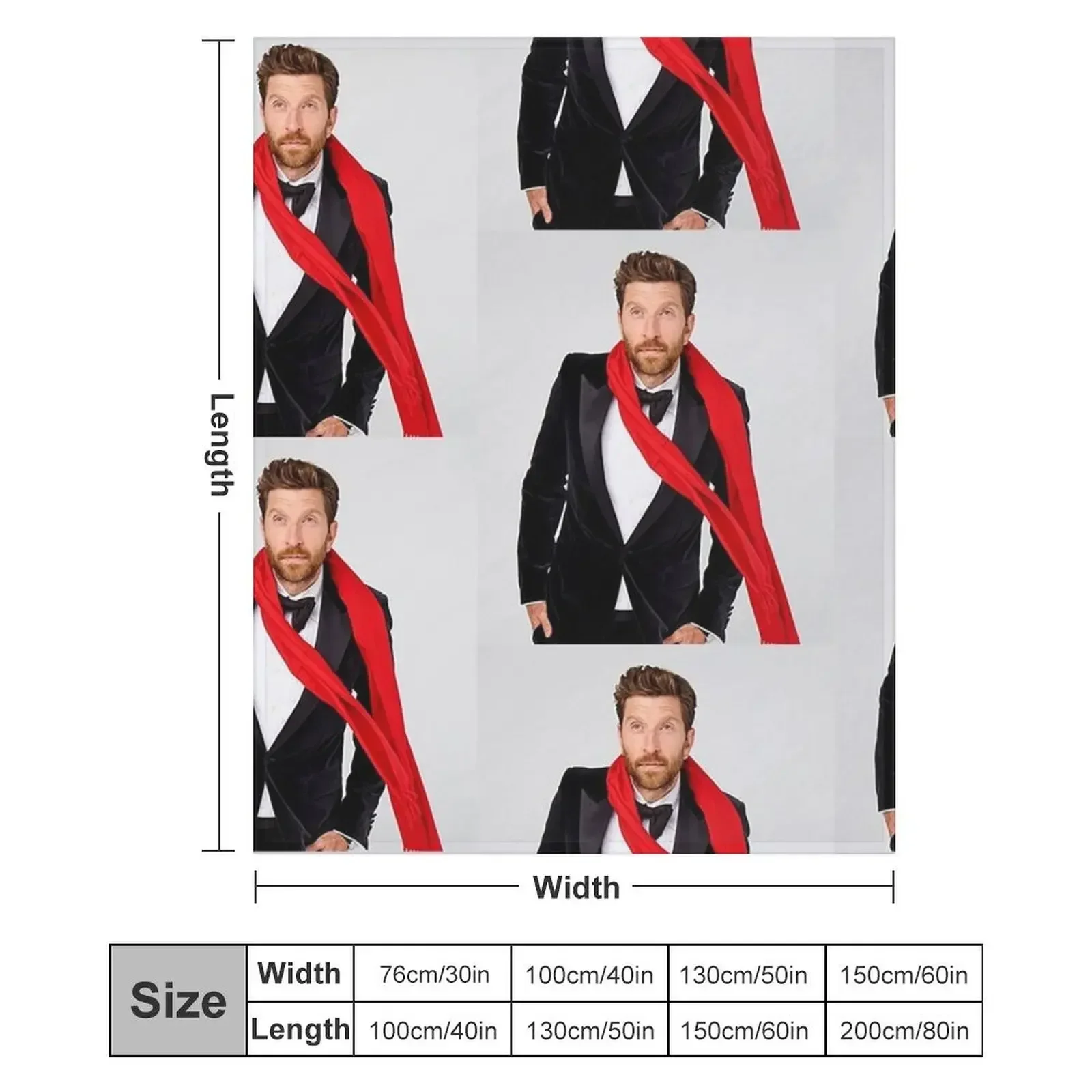 Фланелевое одеяло Brett Eldredge Tour