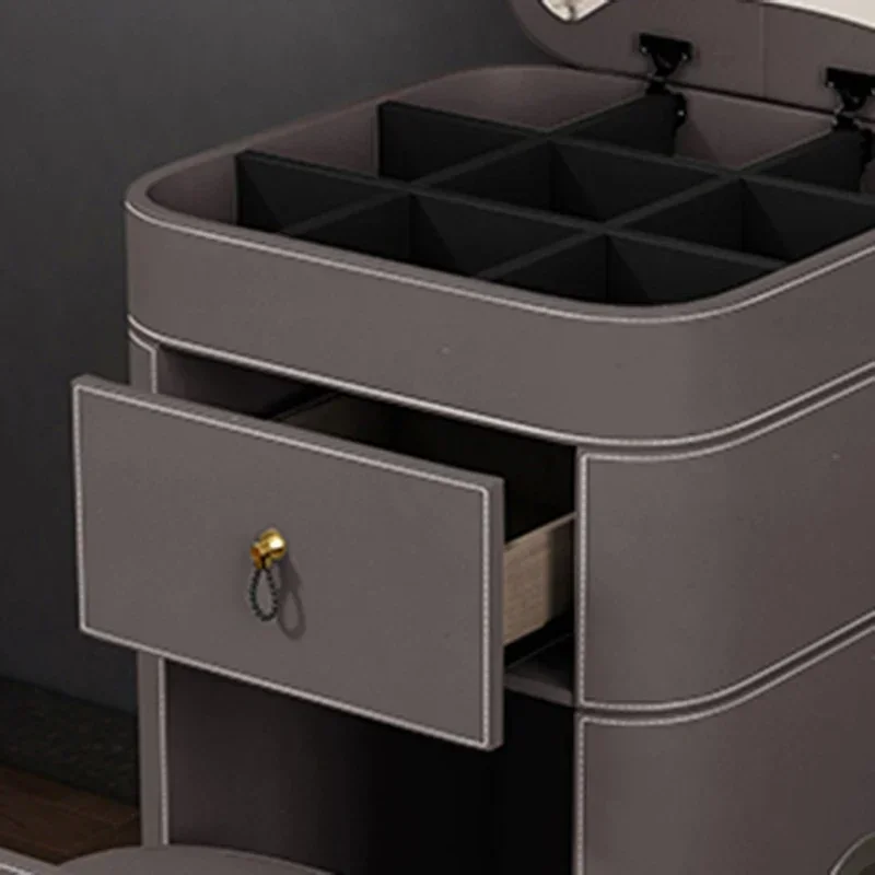 Туалетный столик для хранения макияжа ящик современный табурет роскошный