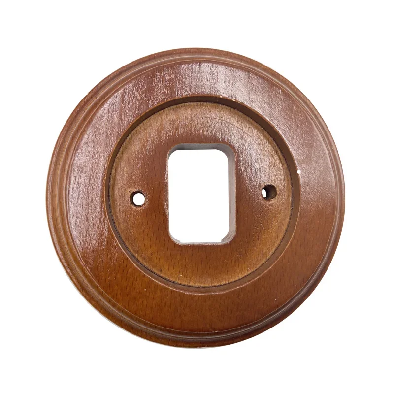 Керамический круглый переключатель 1 канала черный белый коричневый