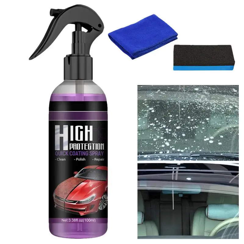 Автомобильный восковой спрей многофункциональный 100 мл автомобильный