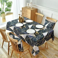 modern geometric printed tablecloth waterproof table cloth wedding decoration nordic track on the table rectangular tablecloths