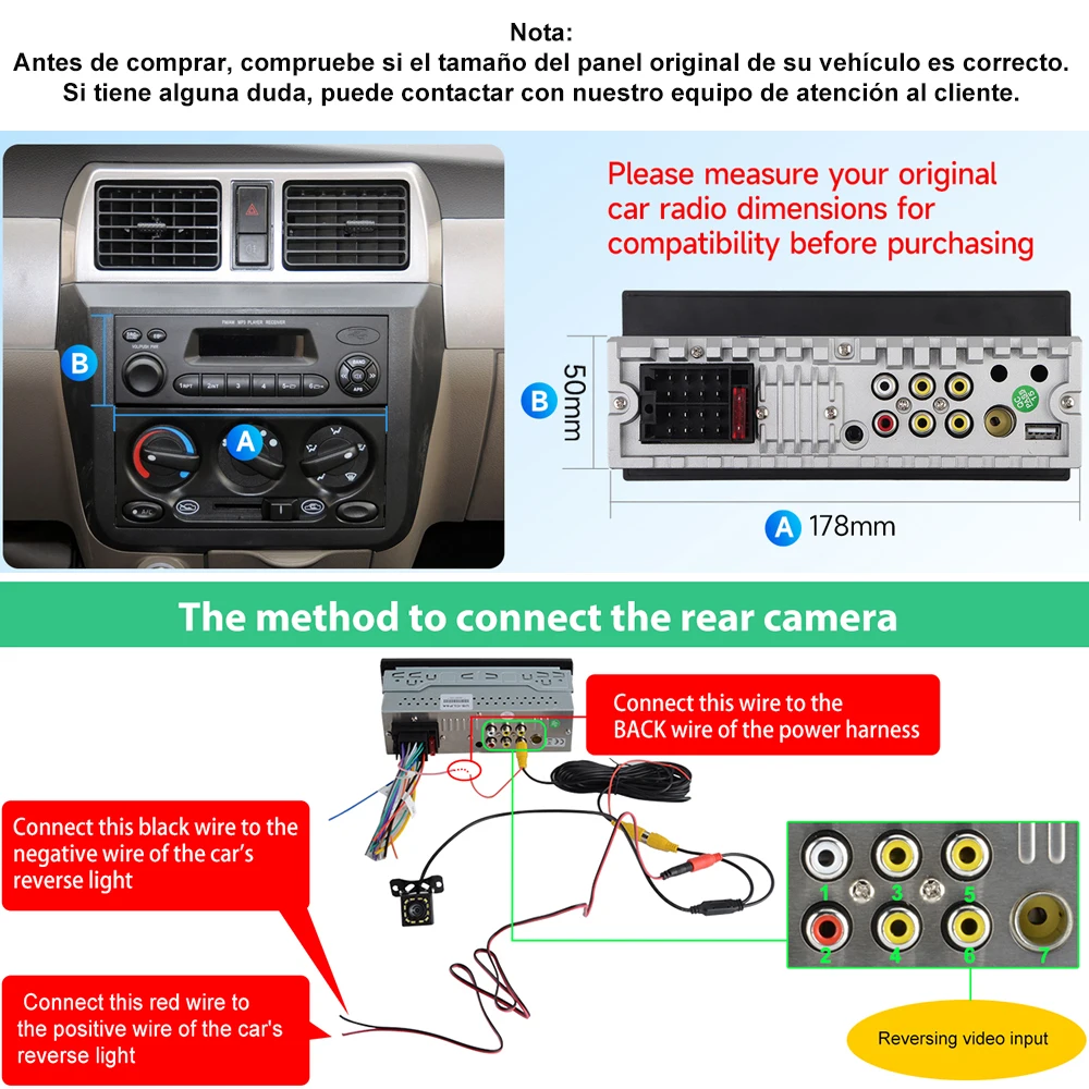 Фото JIUYIN 1 DIN 6 дюймов Linux беспроводной Carplay Android авто автомобильный радиоприемник мультимедийный видео MP5 плеер сенсорный экран универсальный стерео №2