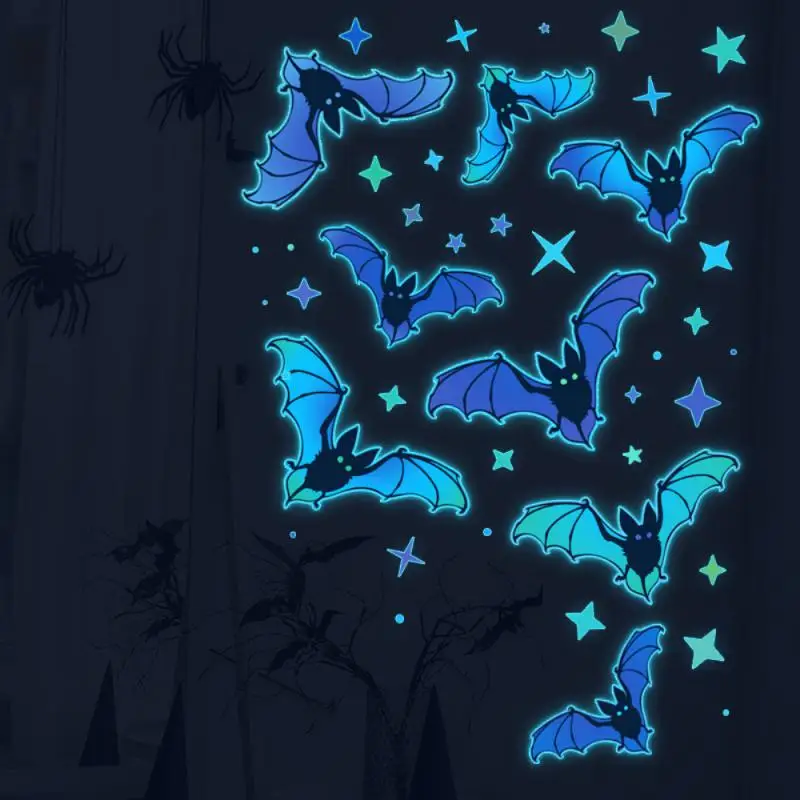 

Наклейки на стену Светящиеся в темноте с рисунком Хэллоуина