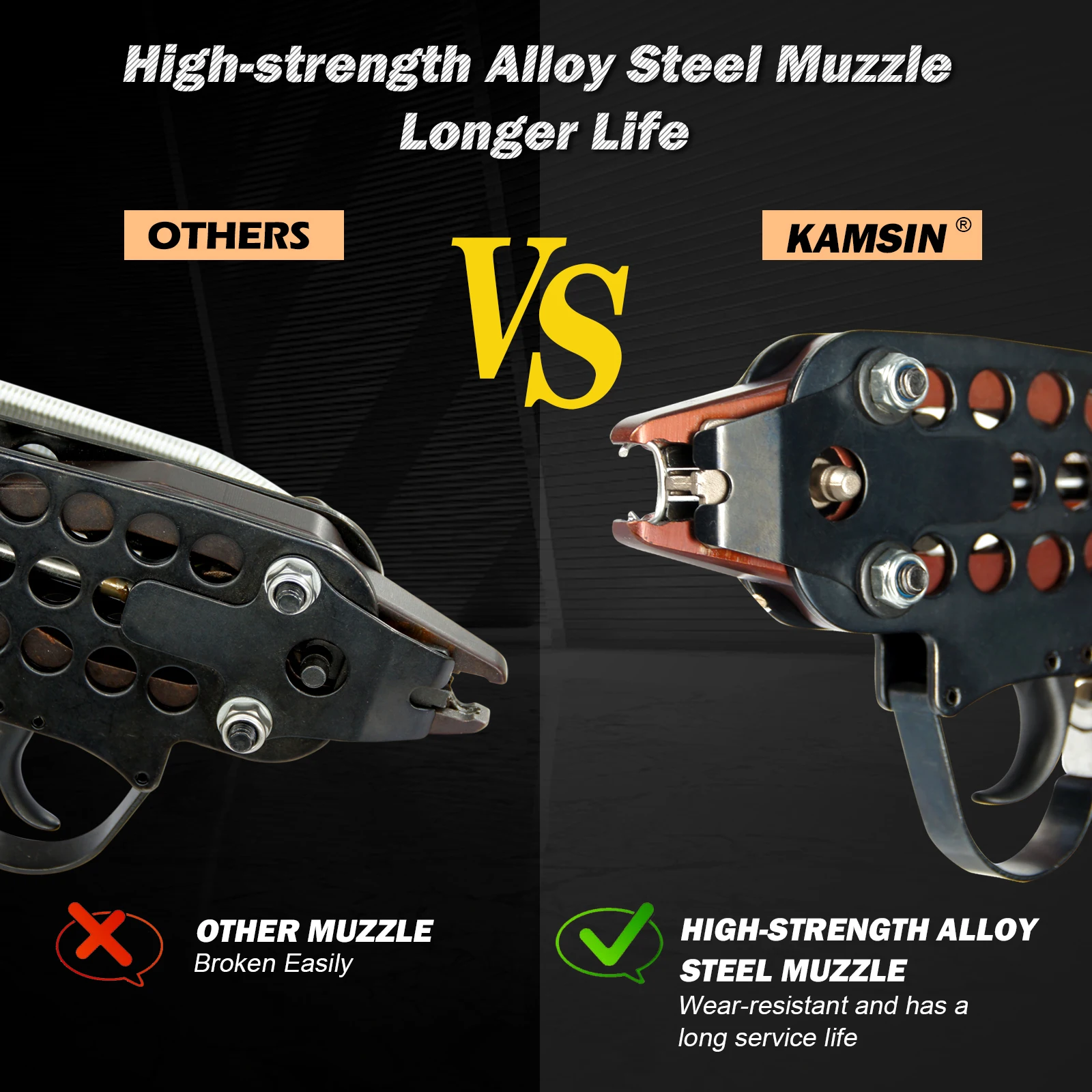 KAMSIN K-SC760 16-калиметрический пневматический степлер для свиных колец подходит