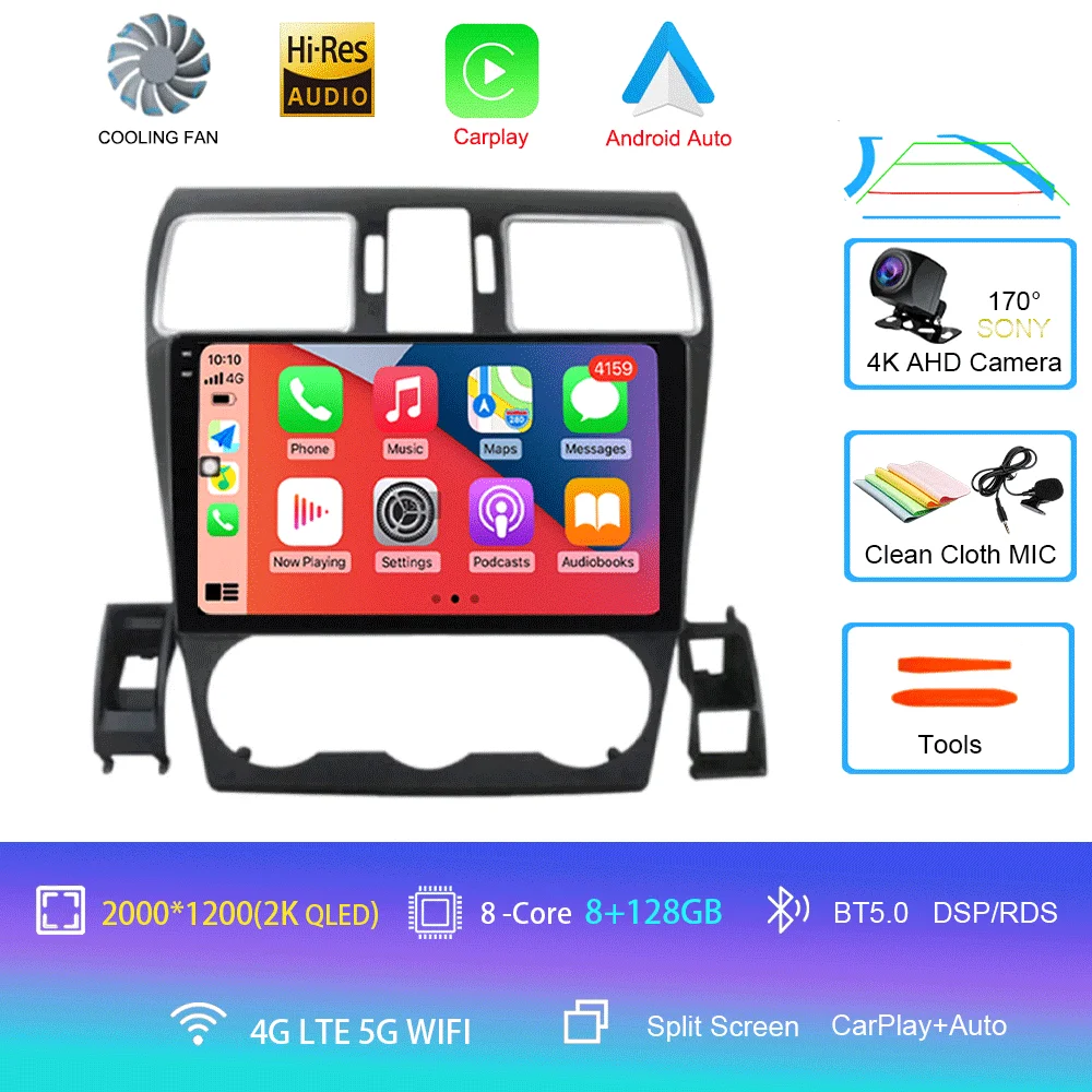 

Радио Android 15 для Subaru Forester 4 SJ XV WRX 2015-2018 Carplay Стерео GPS Navi видео Playe Автомобильный мультимедийный 2din Carplay DVD