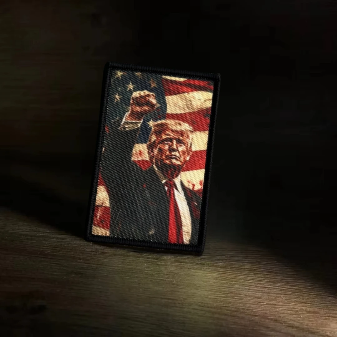 Тактический Патч эмблема Трампа при убийстве значок для морального духа