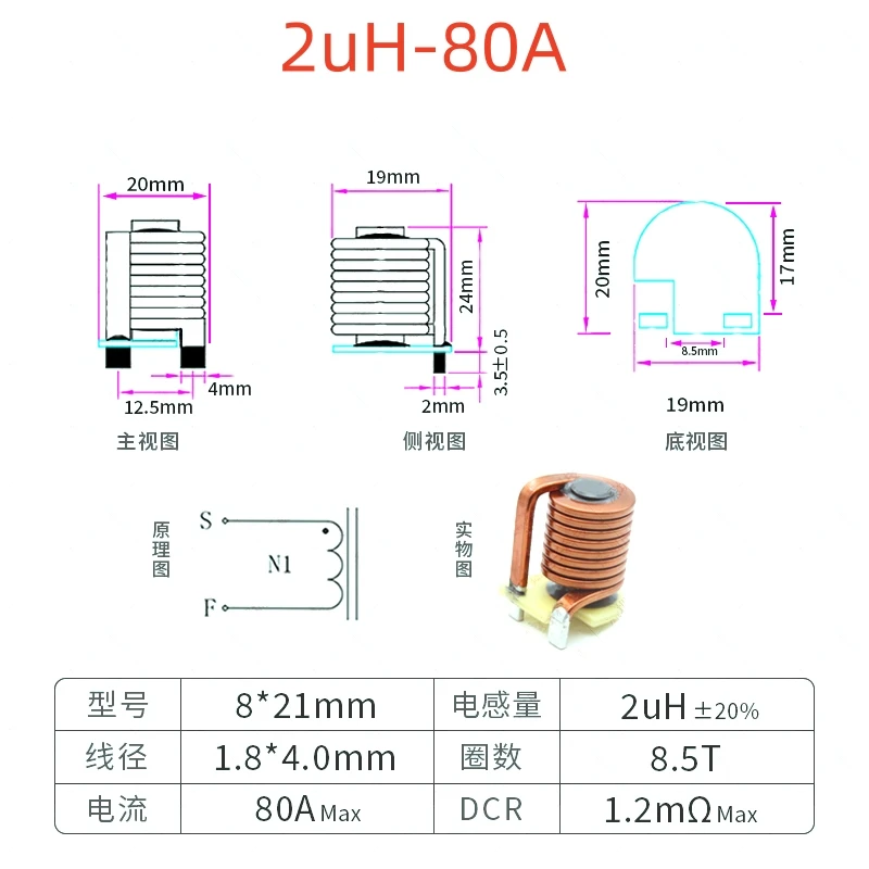

Набор индукторов для хранения энергии