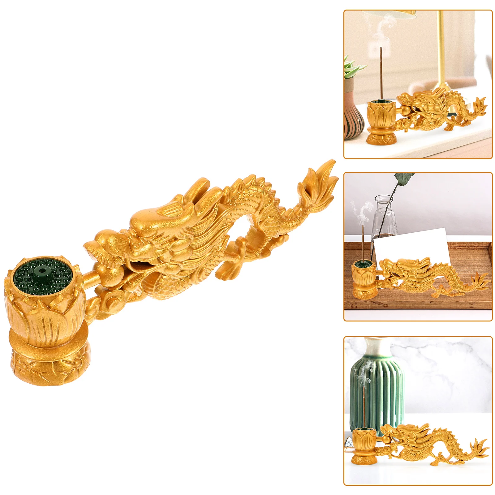 

Dragon Holder Resin Holder Decorative Stick Holder for Desktop