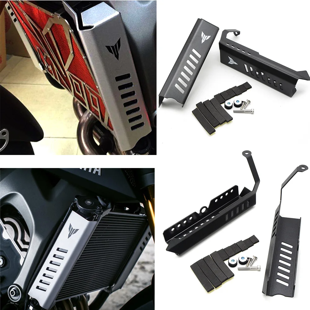 

MT09 Aluminum Side Radiator Grille Cover Protection Side Guards Protector For YAMAHA FZ 09 MT 09 MT-09 FZ09 FZ-09 2014 2015 2016