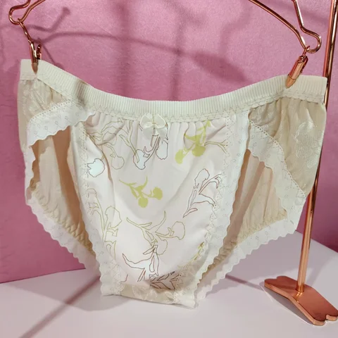 Мужские трусики с галстуком-бабочкой в розовый горошек, хлопковые сенсорные трусики с принтом Sissy, мягкие комфортные подарки BF, костюм для живого шоу, частная вечеринка, трусы LGBQ Harajuku