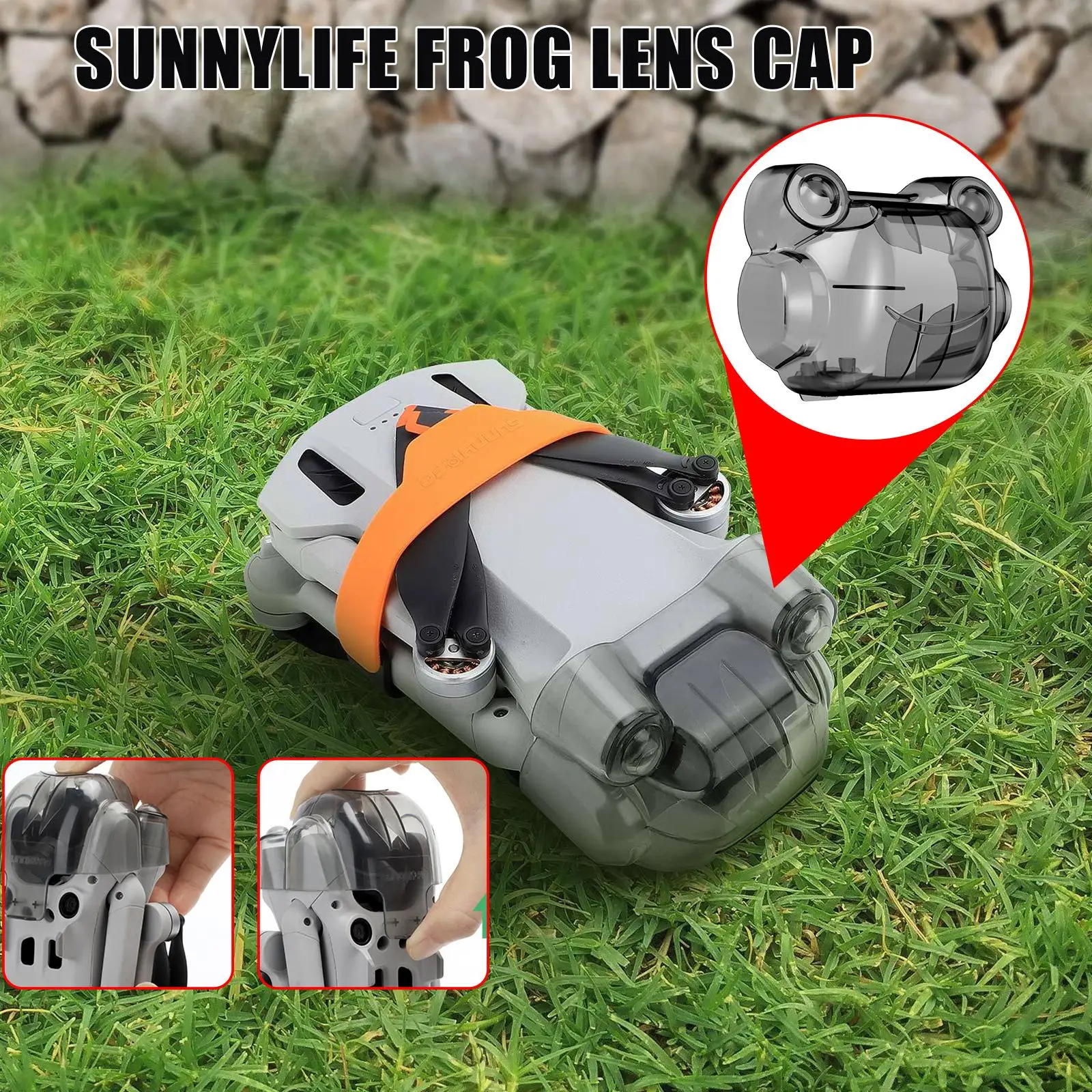 

Gimbal Lock Stabilizer Camera Lens Cap For DJI Mini 3 Pro Lens Protective Cover Dust-proof Protector Drone Accessories