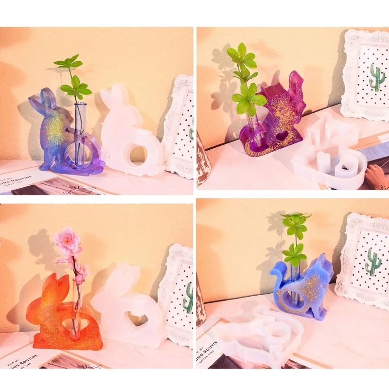 Формы для пробирок вазы цветочные горшки силиконовые формы форма Aniaml сочных