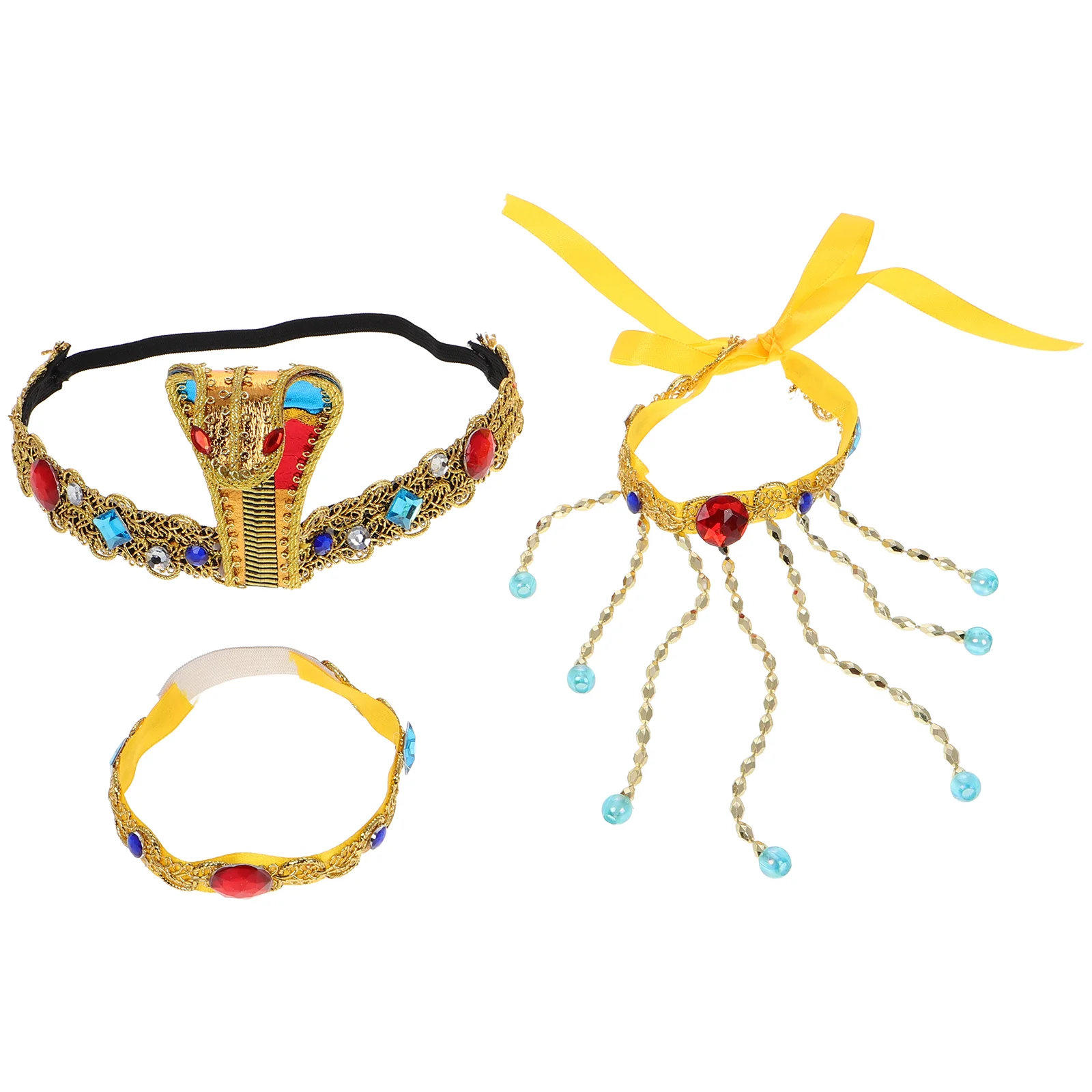 3 шт. египетские фараоны ювелирные изделия Клеопатра костюм реквизит аксессуары