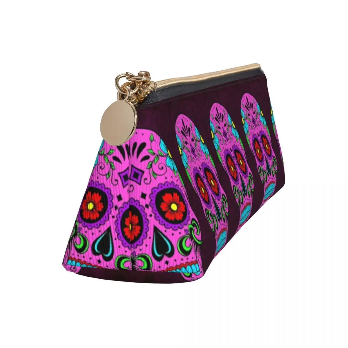 Цветной карандаш со скелетом необычные школьные Чехлы треугольник для девочек и