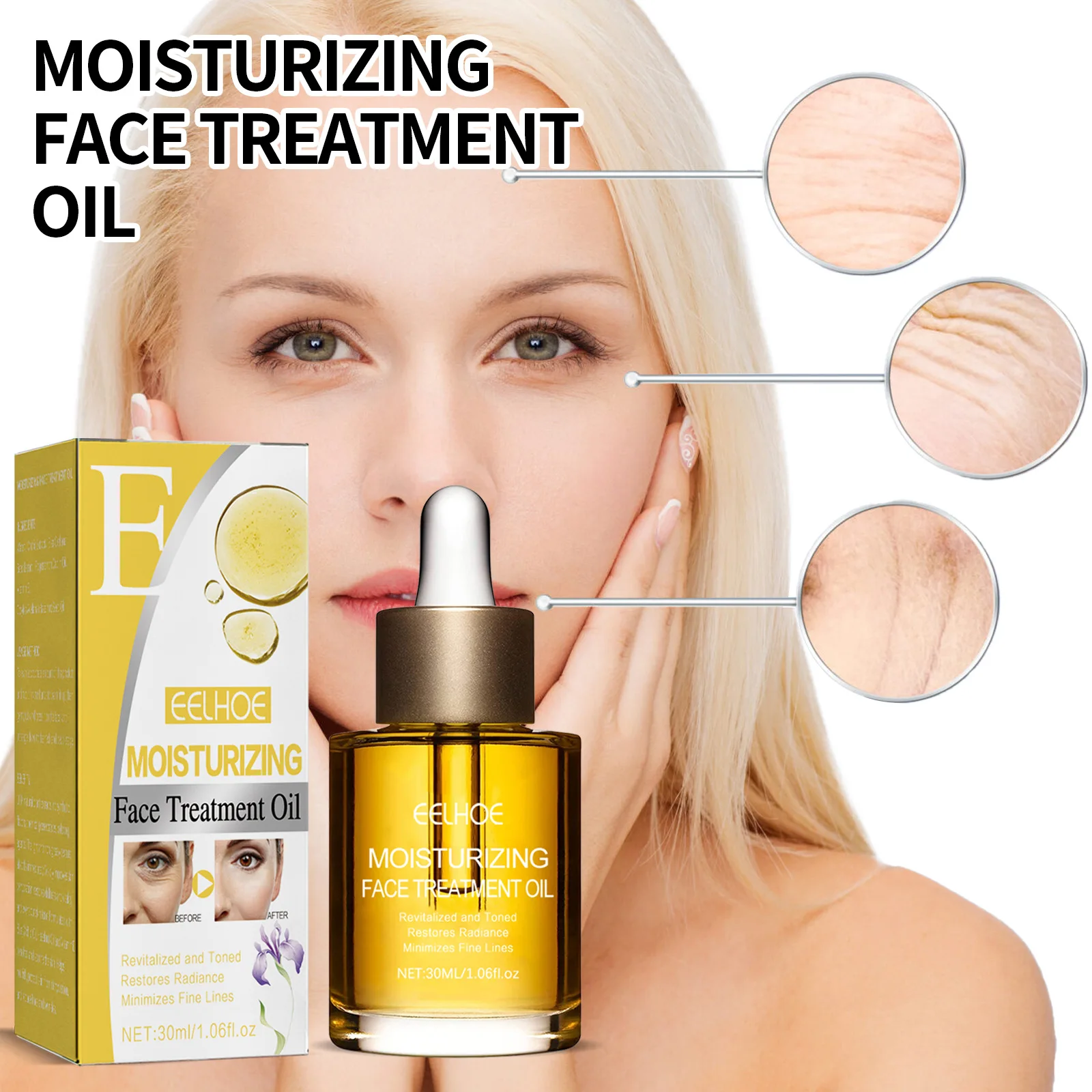

Face Serum Shrink Pores Tightens Refining Moisturizing Face Essence Whitening Anti-aging Oil Control Facial Essence