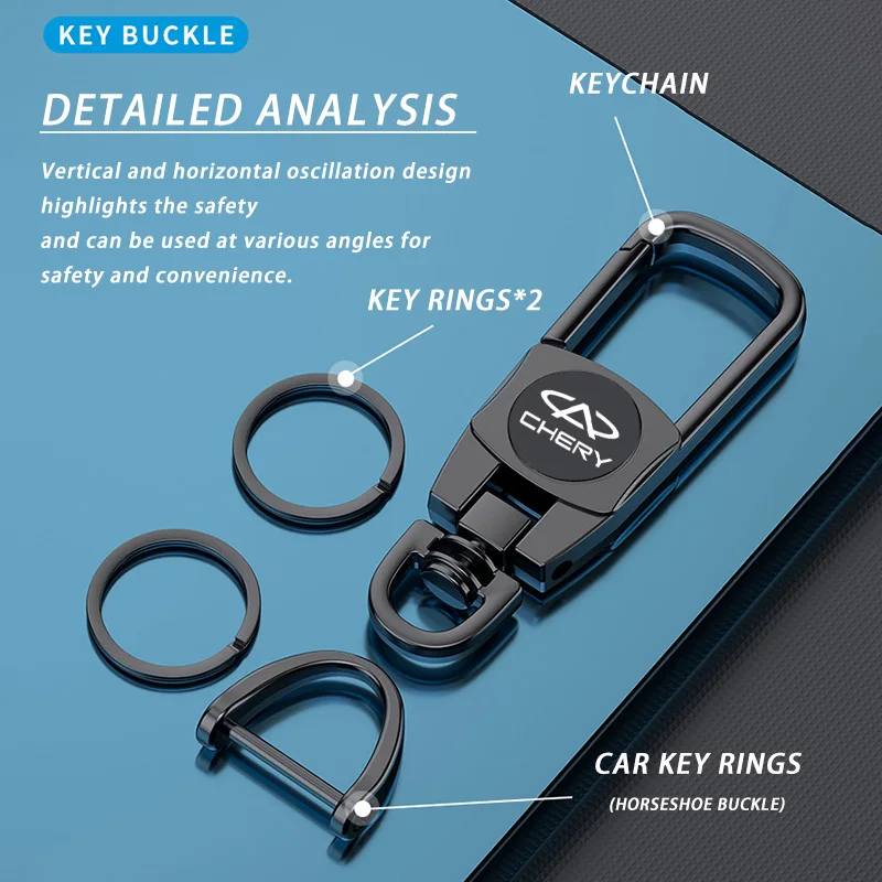 Автомобильный брелок с пряжкой в виде подковы чехол для ключей CHERY TIGGO 8 7 4 Pro QQ FX EV