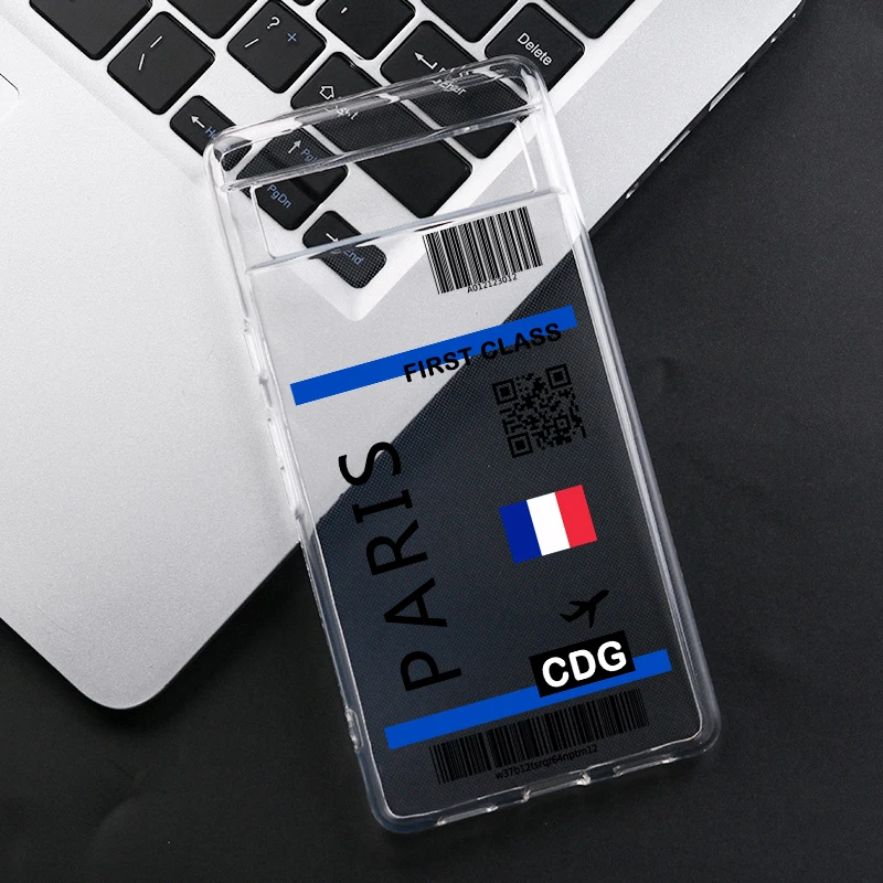 Горячая Распродажа ярлык для путешествий в городе Google Pixel 9 Pro XL 8A 8 7 6A штрих-кода