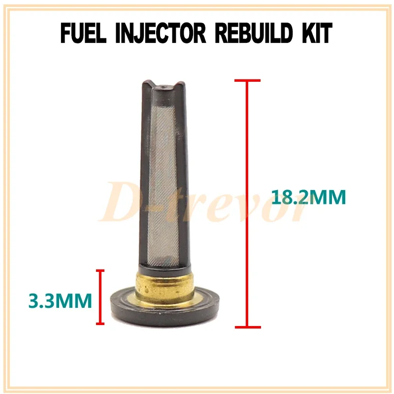 500 шт. бесплатная доставка микрофильтр топливной форсунки 18 2*8 5 мм для Honda Fit 2015-2019 1